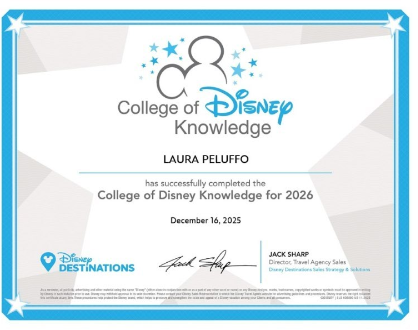 Certificado College of Disney Knowledge